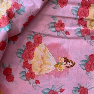 DISNEY Belle Rose Filigree Springs Creative Beauty and the Beast Fabric by Yard